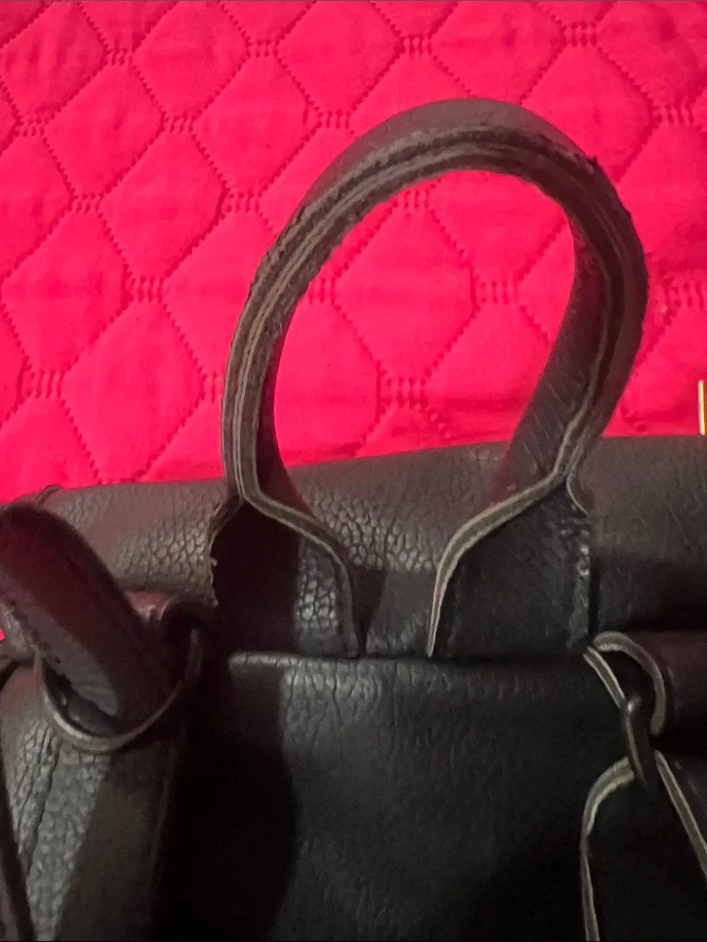adidas Black Mini Backpack with Rose Gold Trim - Picture 10 of 11